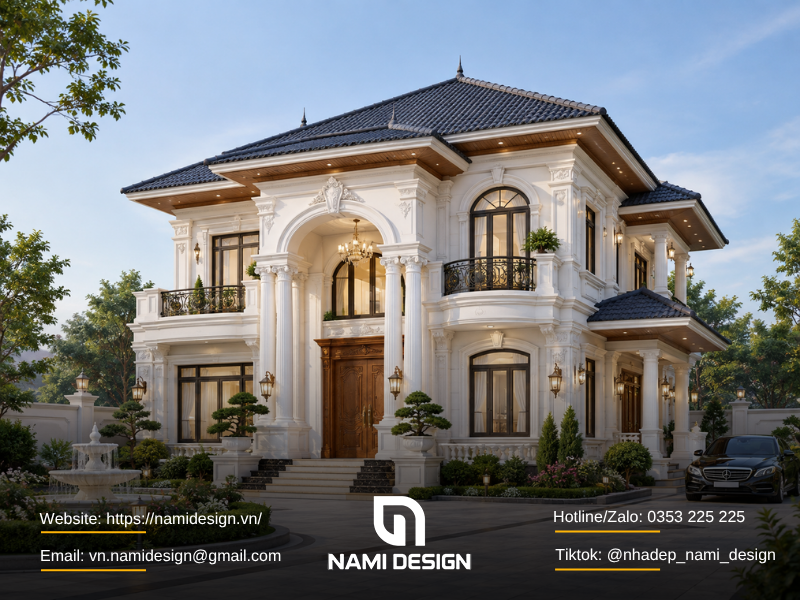 Tổng hợp những mẫu biệt thự cổ điển cách tân
