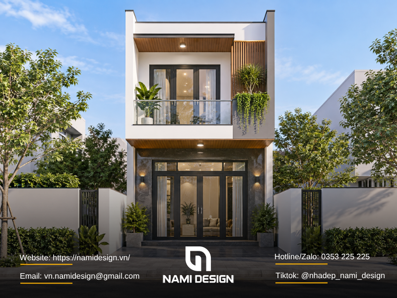 Tổng hợp những mẫu nhà ống 2 tầng đơn giản