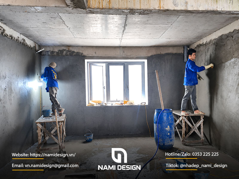 Trát tường bao nhiêu tiền 1m2 hiện nay