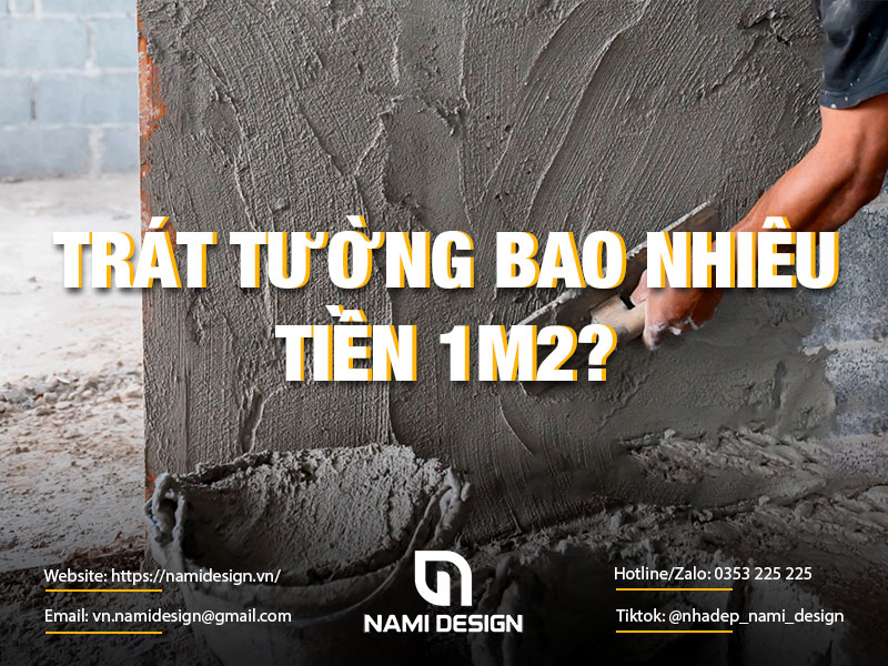 Trát tường bao nhiêu tiền 1m2