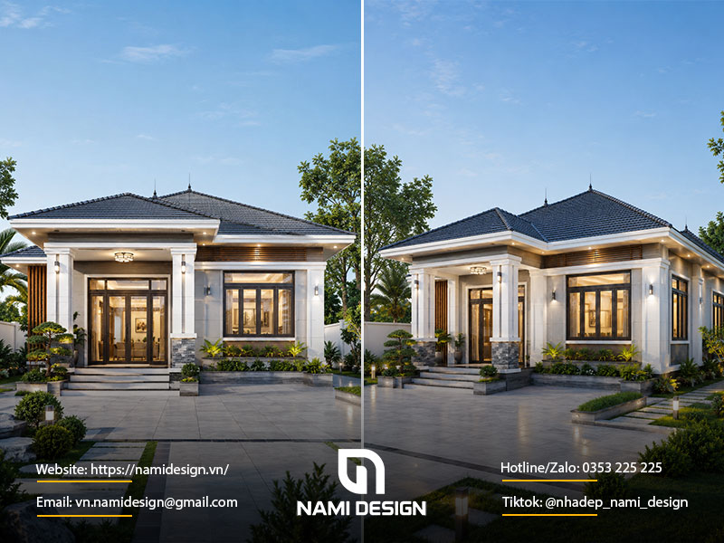 Xây nhà cấp 4 trọn gói 800 triệu đẹp mắt