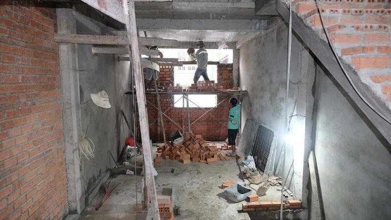 Báo giá thi công cải tạo nhà Hà Nội - Sửa nhà trọn gói uy tín 2025 5 Thi công phần thô ngôi nhà