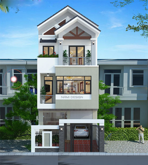 Nhà 3 tầng mặt phố