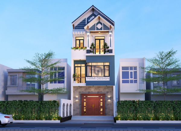 Nhà 3 tầng thiết kế tân cổ điển