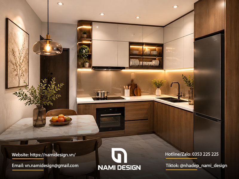 Phòng bếp nhỏ dưới 10m2