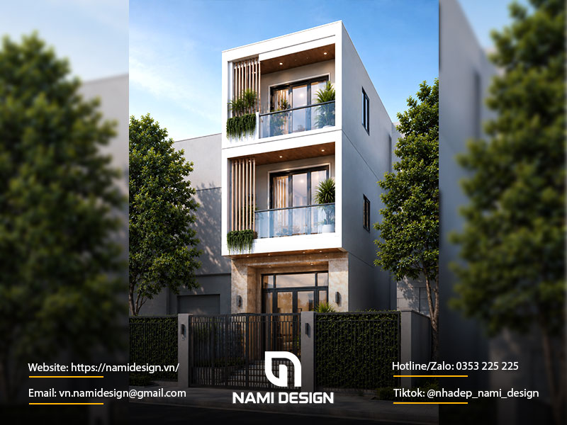 Mẫu thiết kế nhà 50m2 3 tầng đang được nhiều gia đình lựa chọn