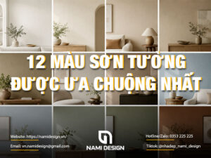 Màu sơn tường được ưa chuộng