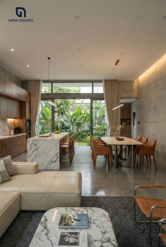 Thiết Kế Biệt Thự Phố Hiện đại 3 Tầng 1 Tum