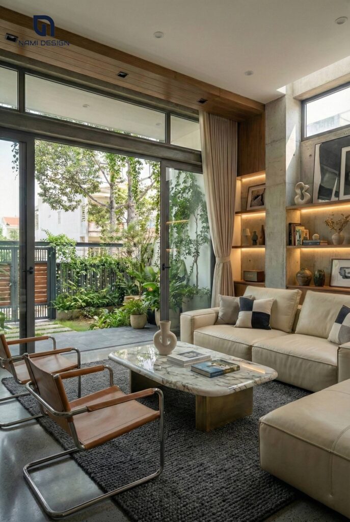 Thiết Kế Biệt Thự Phố Hiện đại 3 Tầng 1 Tum