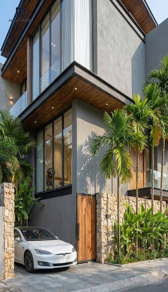 Thiết Kế Biệt Thự Phố Hiện đại Nhiệt đới