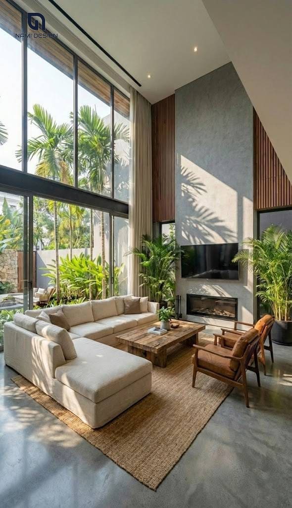 Thiết Kế Biệt Thự Phố Hiện đại Nhiệt đới