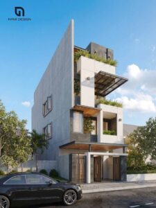 Thiết Kế Nhà ống Kiến Trúc Xanh Hiện đại