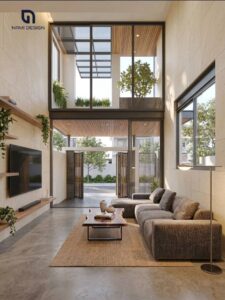 Thiết Kế Nhà ống Kiến Trúc Xanh Hiện đại