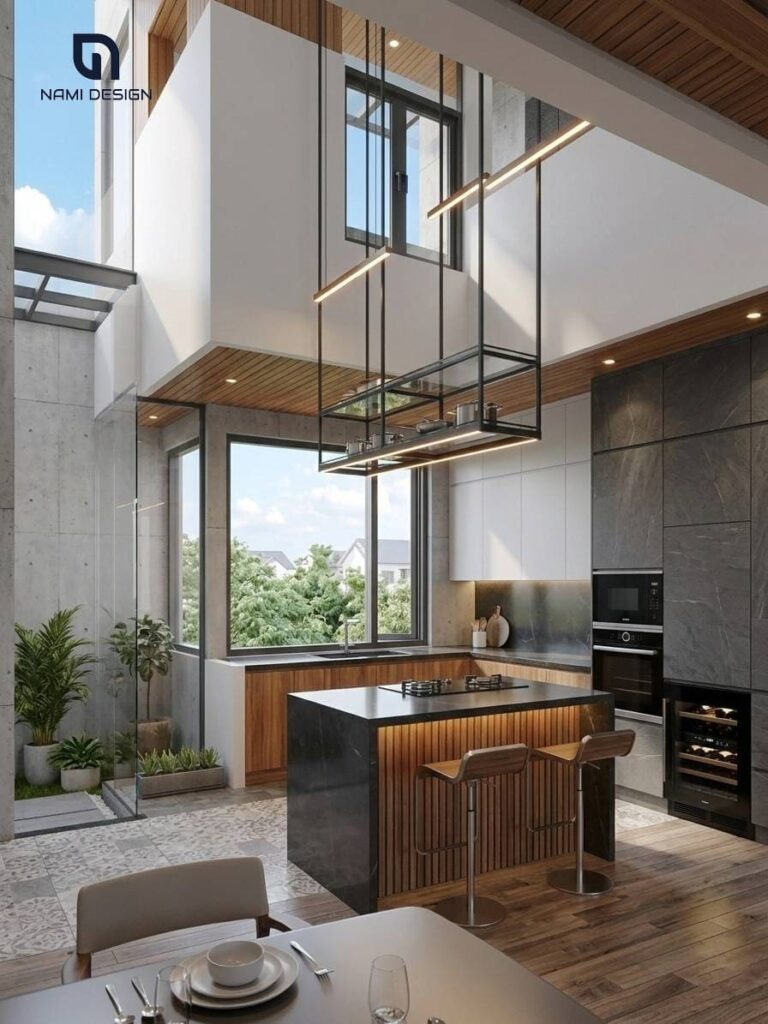 Thiết Kế Nhà ống Kiến Trúc Xanh Hiện đại