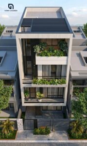 Thiết Kế Nhà Phố 3 Tầng 1 Tum Hiện đại
