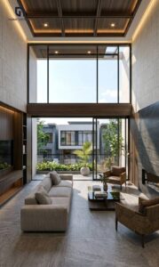 Thiết Kế Nhà Phố 3 Tầng 1 Tum Hiện đại