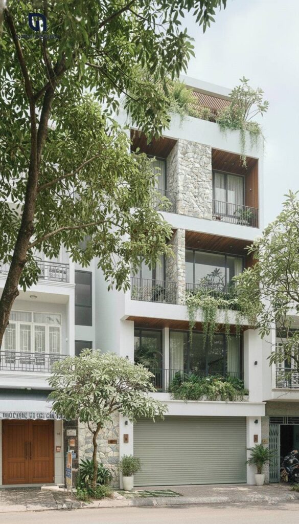Thiết Kế Nhà Phố 3 Tầng 1 Tum Hiện đại Tối Giản