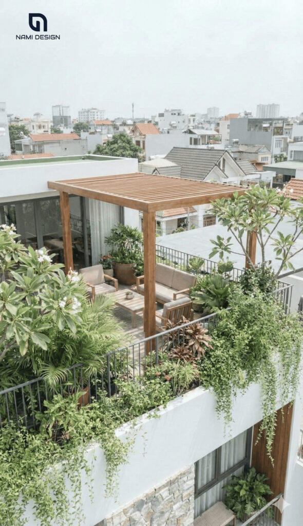 Thiết Kế Nhà Phố 3 Tầng 1 Tum Hiện đại Tối Giản