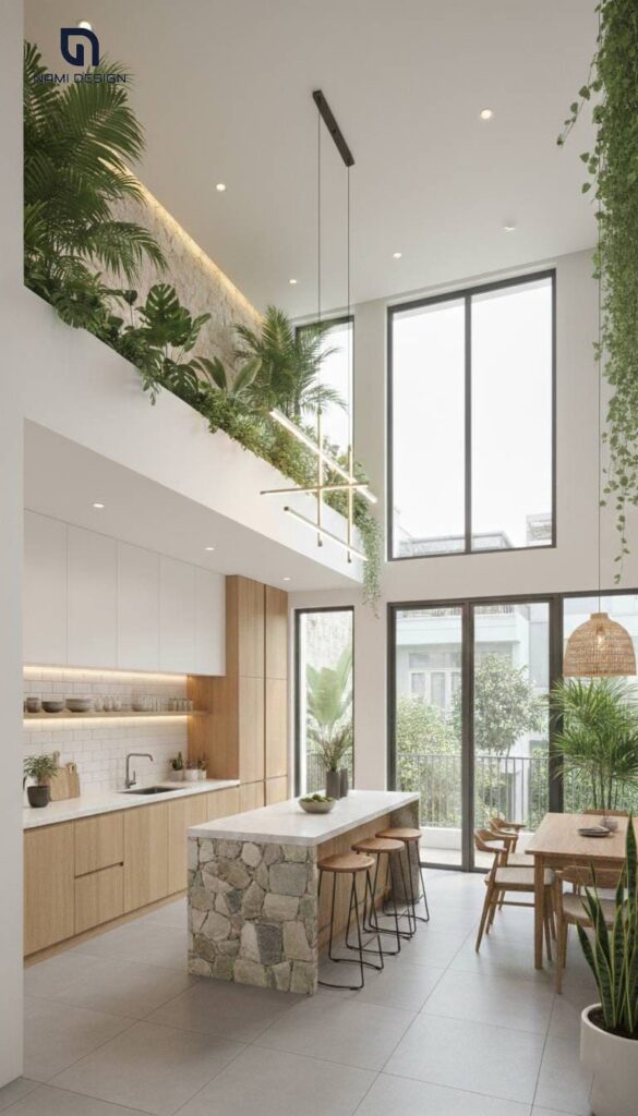 Thiết Kế Nhà Phố 3 Tầng 1 Tum Hiện đại Tối Giản