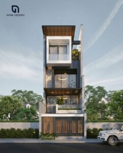 Thiết Kế Nhà Phố 4 Mặt Thông Thoáng