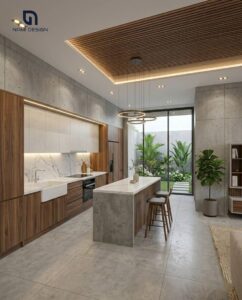 Thiết Kế Nhà Phố 4 Mặt Thông Thoáng