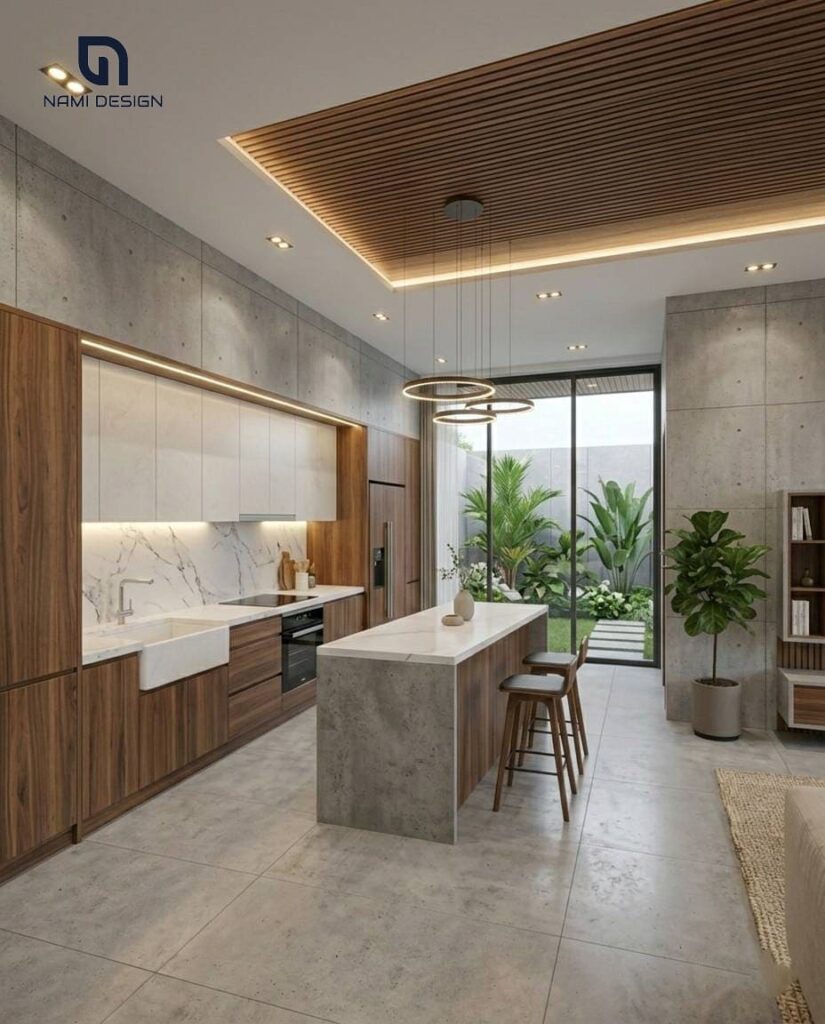 Thiết Kế Nhà Phố 4 Mặt Thông Thoáng