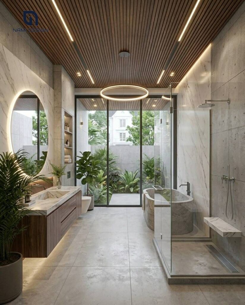 Thiết Kế Nhà Phố 4 Mặt Thông Thoáng