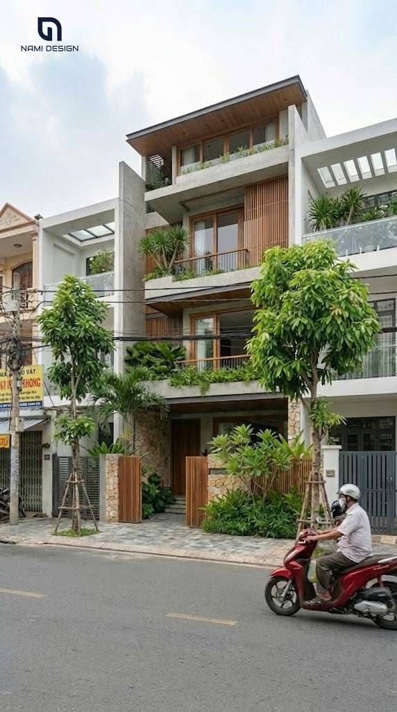 Thiết Kế Nhà Phố Mang Dấu ấn Modern Tropical