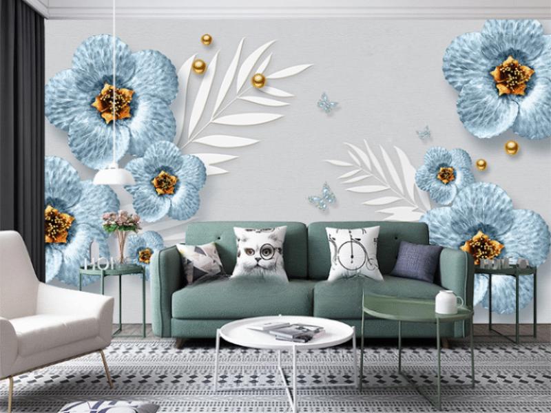 Công nghệ in rập nổi hiện đại biến mảng tường đơn điệu thành một tác phẩm điêu khắc đầy chân thực