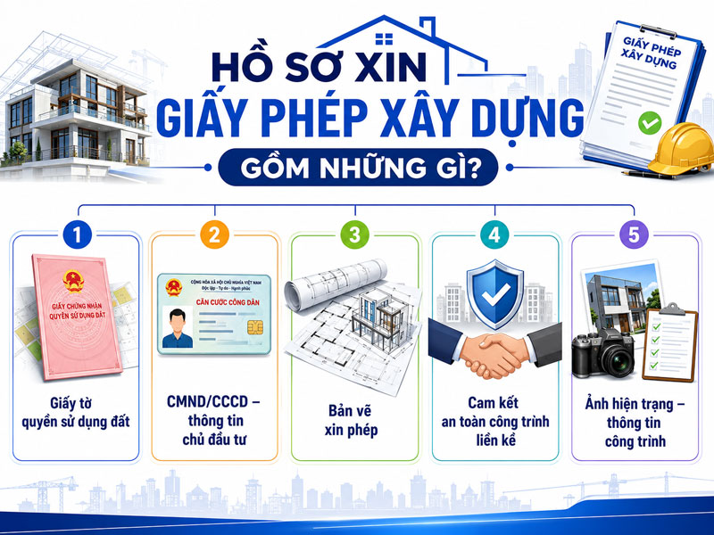 Hồ sơ xin giấy phép xây dựng gồm những gì