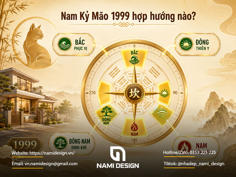 Nam Kỷ Mão 1999 hợp hướng nào