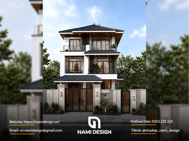 Thiết Kế Biệt Thự 3 Tầng 150m2 Hiện đại