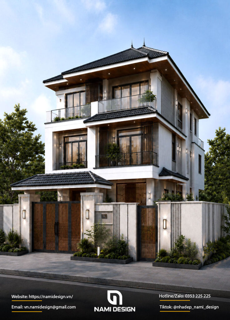 Thiết Kế Biệt Thự 3 Tầng 150m2 Hiện đại