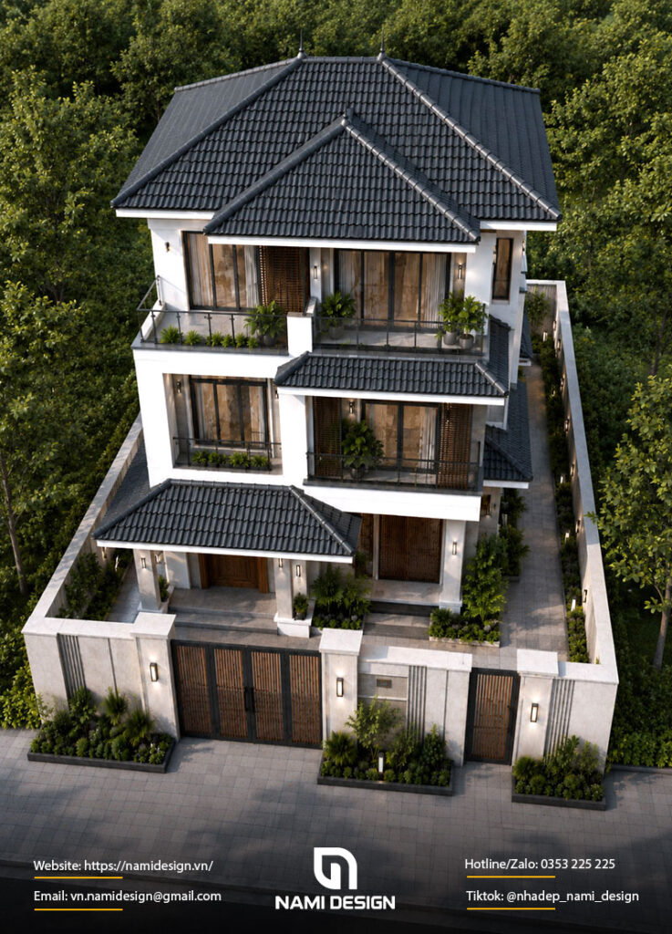 Thiết Kế Biệt Thự 3 Tầng 150m2 Hiện đại