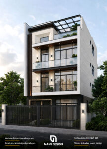 Thiết Kế Nhà Phố 3 Tầng 1 Tum Modern Luxury