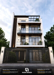 Thiết Kế Nhà Phố 3 Tầng 1 Tum Modern Luxury