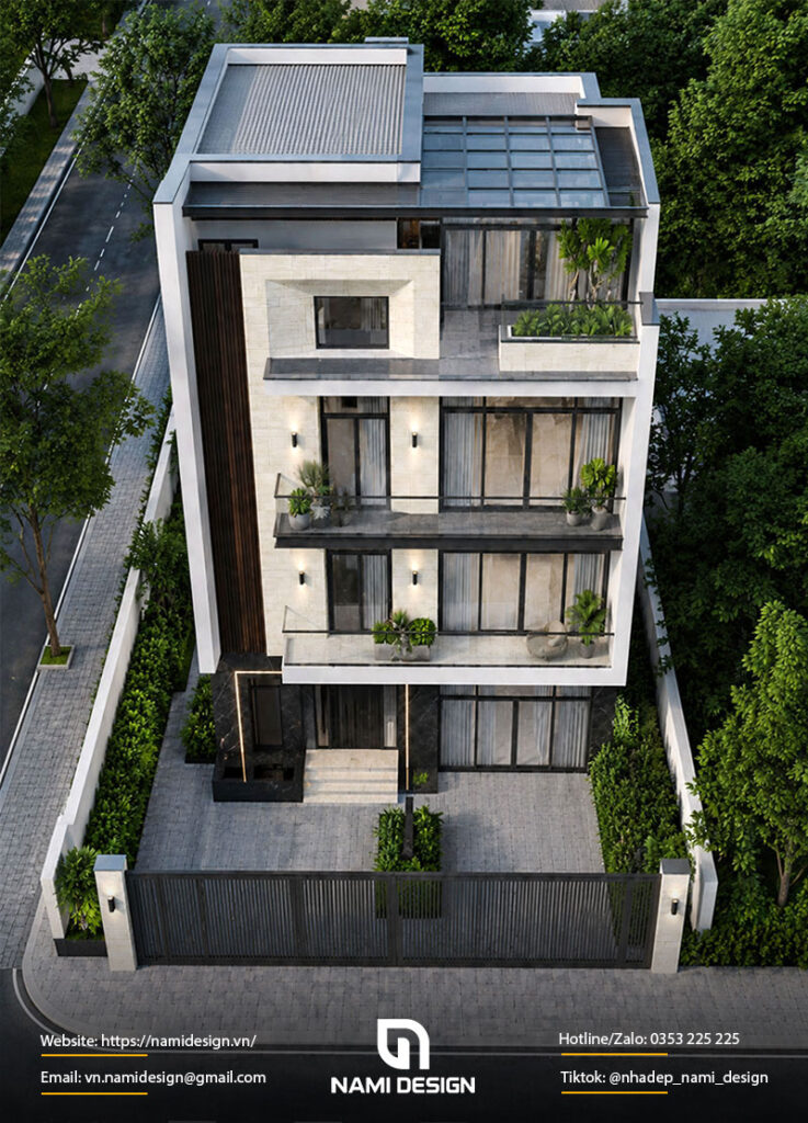 Thiết Kế Nhà Phố 3 Tầng 1 Tum Modern Luxury