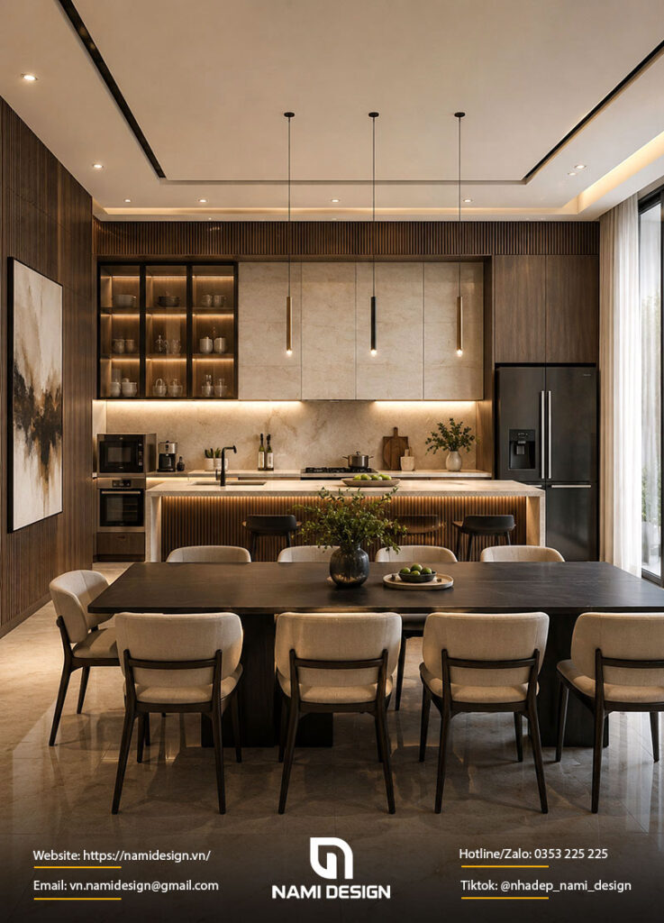 Thiết Kế Nhà Phố 3 Tầng 1 Tum Modern Luxury