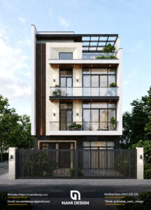 Thiết Kế Nhà Phố 3 Tầng 1 Tum Modern Luxury
