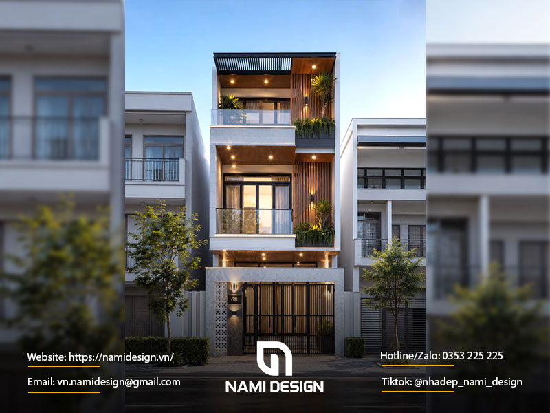 Thiết Kế Nhà Phố 3 Tầng Modern Luxury 80m2