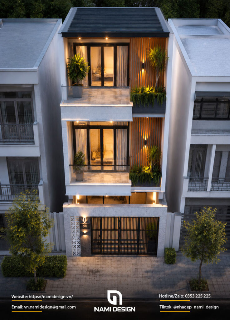 Thiết Kế Nhà Phố 3 Tầng Modern Luxury 80m2