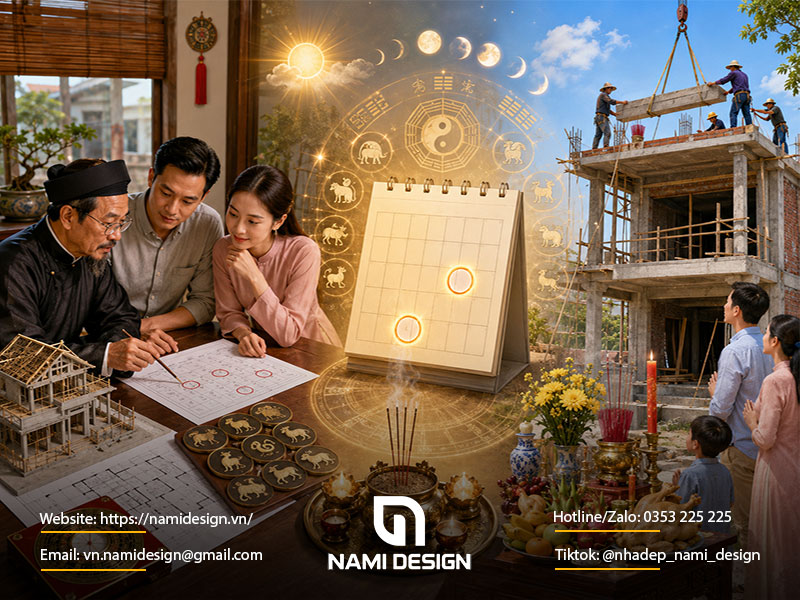 Cách chọn ngày tốt cất nóc