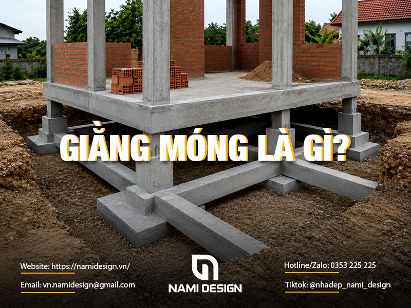 Giằng móng là gì
