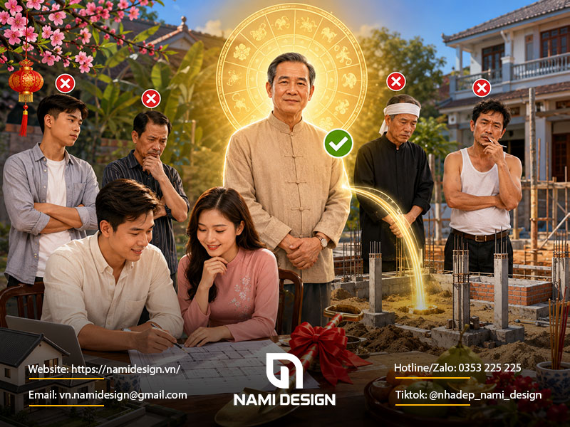 Nên mượn tuổi ai để làm nhà