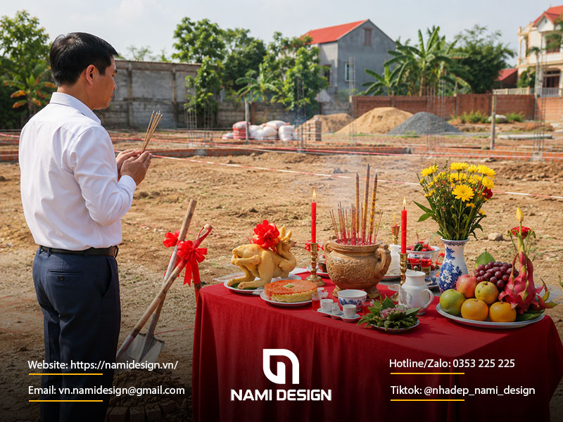 Văn khấn động thổ xây nhà đầy đủ