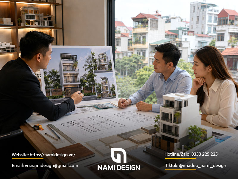 Bảng giá thiết kế nhà đẹp Hà Nội tại NAMI Design