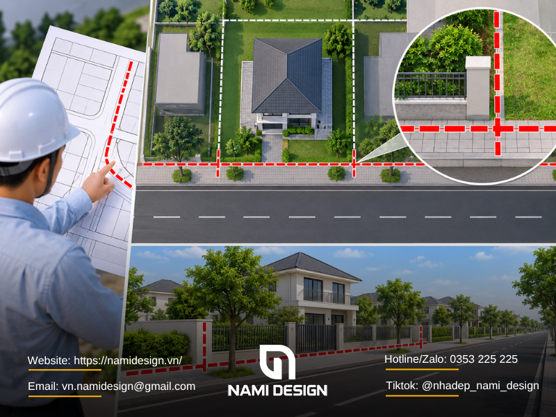 Cách xác định chỉ giới đường đỏ của thửa đất