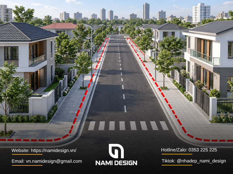 Chỉ giới đường đỏ là gì trong xây dựng