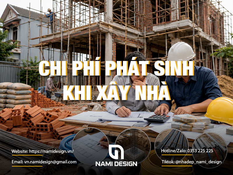 Chi phí phát sinh khi xây nhà