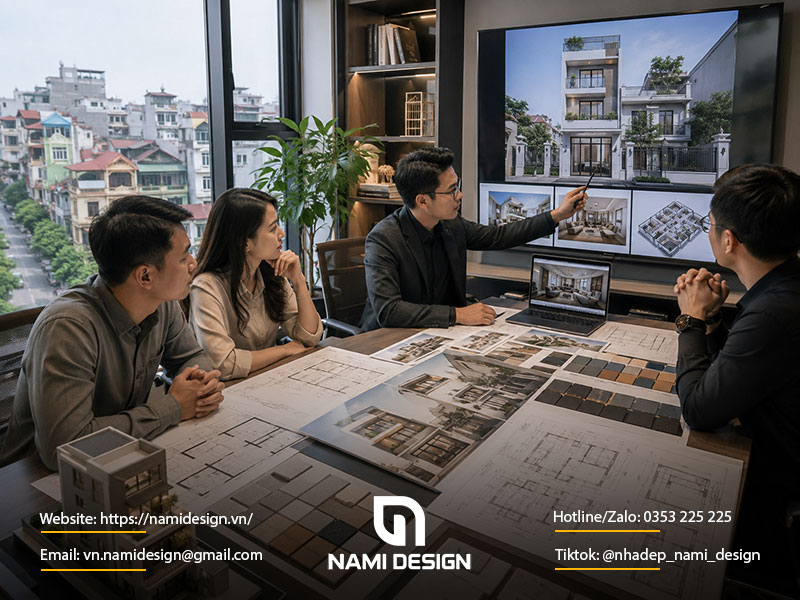 Dịch vụ thiết kế nhà đẹp Hà Nội của NAMI Design gồm những gì